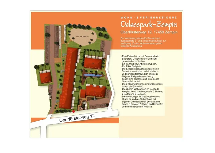 Ostseepark 公寓 *
